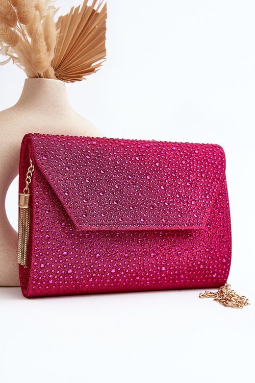 Decorated Formal Bag Clutch Edela Pink