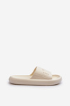Lightweight Women's Foam Slides in Light Beige by Fenicva