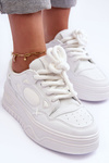 Women's Platform Sneakers White Finos