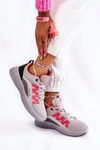 Women's sports shoes Sneakers Big Star KK274060 Grey