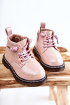 Children's Warm Boots With Zipper Pink Betsy