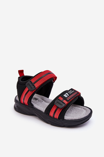 Light Velcro Children's Sandals Red Brando