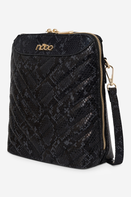 Animal Pattern Satchel Bag NOBO NBAG-R3200-C019 Dark Grey