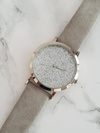 Women's Ernest Watch with Brocade Gray Tiguan