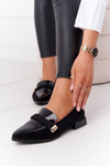Eleganckie Mokasyny S.Barski Premium Zamszowe Czarne
