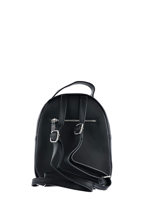 Quilted Leather Backpack Big Star KK574059 Black