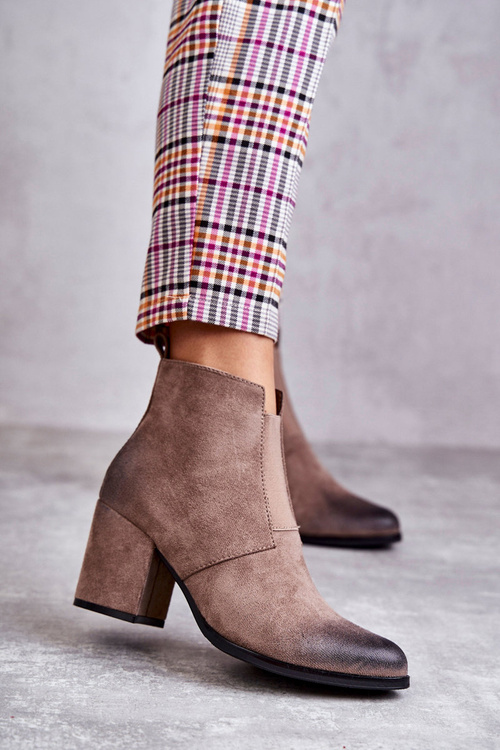 Classic Suede Booties La.Fi 260035DTA-SU Beige