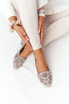 Openwork Women's Loafers Sergio Leone BL627 Cappuccino