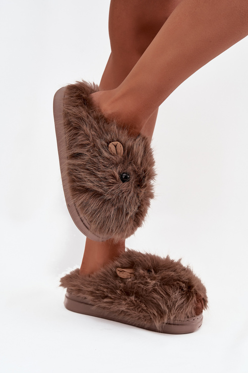 Fur Ladies Caps Crocodile Brown Pravelle