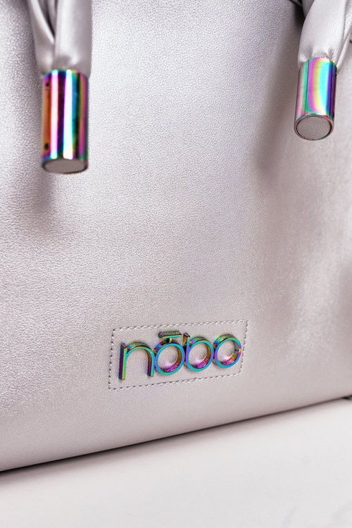 Women's Shopper Bag NOBO NBAG-K1090 Silver