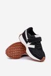 Children's Velcro Sneakers Black Tezzu