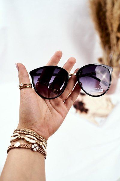 Women's Sunglasses Prius PR-V68 Black Green Gradient