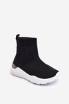 Children's Sock Sports Shoes Black Benito
