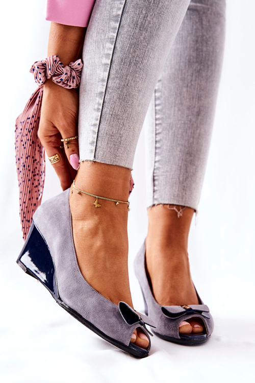 Classic Monnari pumps with heels 0500-M12 Grey