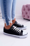 Smith's Women's Low Sneakers Black and White