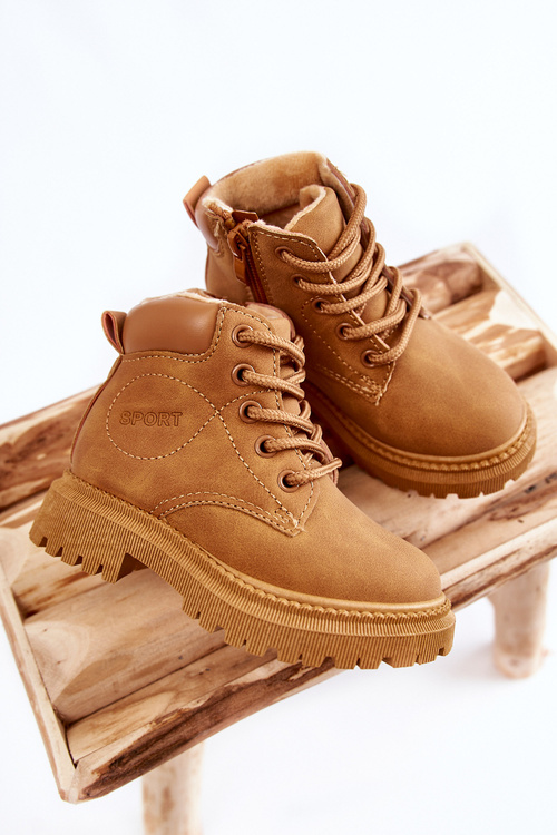 Children's Warm Boots Camel Cheddy