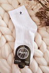 Youth Classic Striped Socks White
