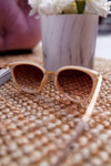 Prius KRE-08 Brown Beige Sunglasses
