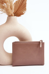 Women's Wallet Made of Eco-leather Beige Cudea
