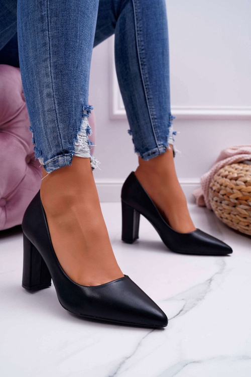 Women's Stiletto pumps Black Femmini