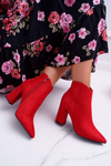 Women's Stiletto Heeled Boots Red Snack