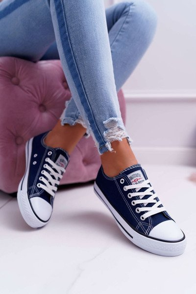 Smith's Women's Low Sneakers Navy Blue