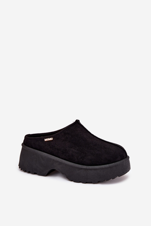 Women's Low Snow Boots on Platform Black Yrenna