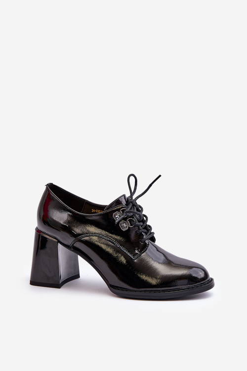 Women's Black Patent Leather Pumps Nelione