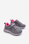 Children's Sport Shoes With Laces Grey Brego