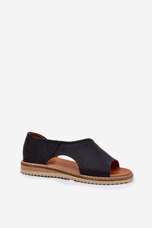 Leather Women's Sandals Artiker 46C1016 Black