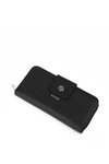 Large Women's Zip Wallet Black Huntress