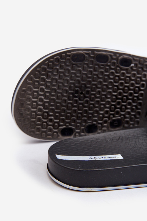 Men's Rubber Flip Flops 82832 Ipanema Slide Unisex Black