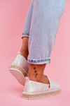 Espadryle Pleciona Podeszwa Big Star Srebrne FF274A514