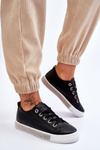 Women's Low Sneakers With Jets Black and white Demira