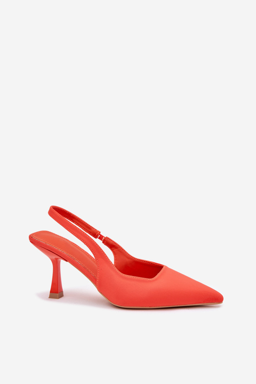 Women's Stiletto Sandals Orange Lunira