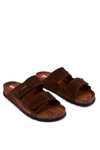 Men's Velcro flip-flops Big Star JJ176002 Brown