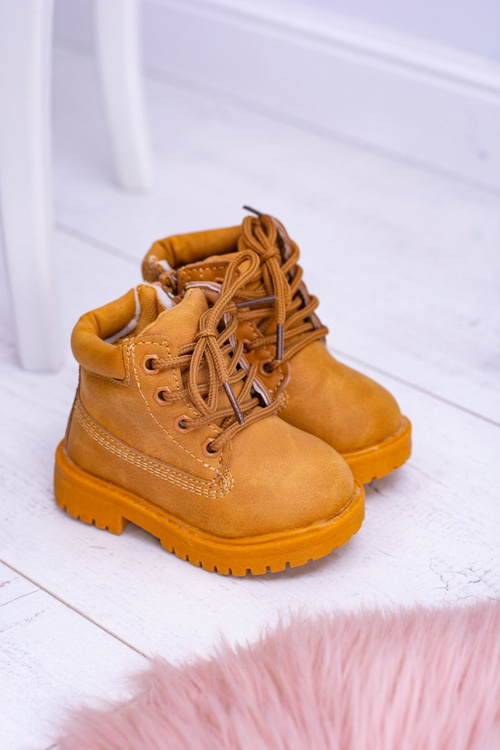 Kids' Warmed Trappers Booties Camel Dexter