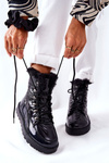 High Snow Boots Fleece-Lined Black Sneezy