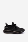 Women's Black Fabric Slip-On Sports Shoes Nelmarie