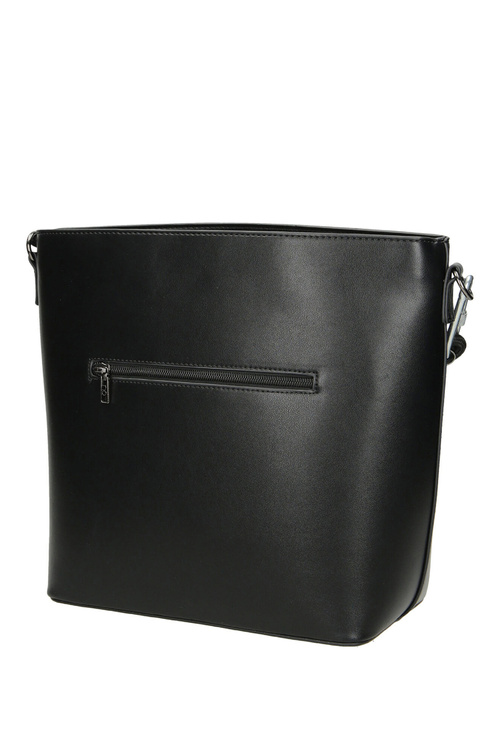 Classic Leather Handbag Nobo M1280-C020 Black
