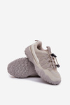 Children's Sneakers With Drawstring Light Beige Nanelita