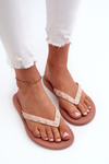Flat Elastic Women's Flip-Flops ZAXY JJ285298 Pink
