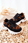 Children's Sport Shoes Sneakers Brown and Black Nila