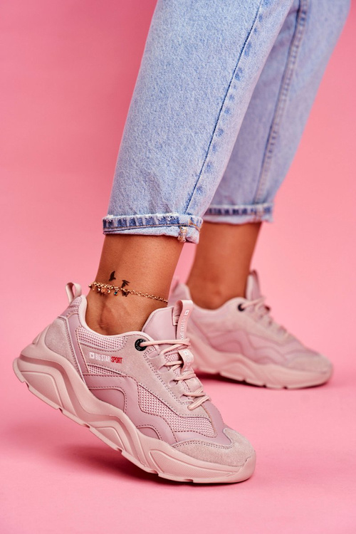 Women's Sports Shoes Sneakers Big Star Pink FF274960