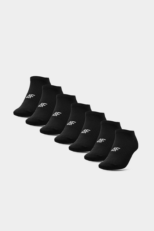Men's Socks 4F Ankle 7-PACK 4FWAW23USOCM221-20S Black