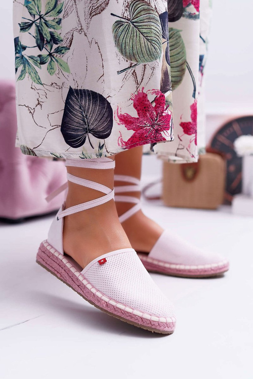 Women's Espadrilles Big Star Platform Pink DD274A192