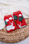 Women's Christmas Socks Anti-Slip Red OH DEER