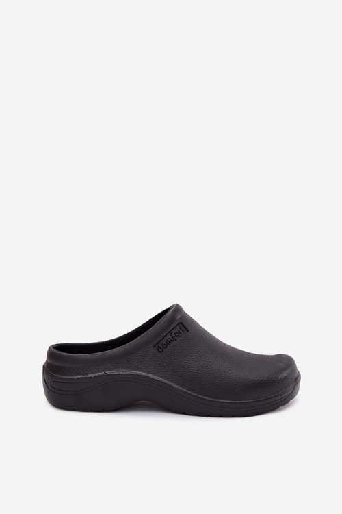 Foam slippers women's black Parissa