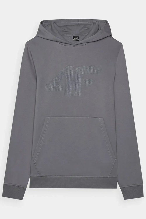 Men's Sweatshirt Pullover With Hood 4FWMM00TSWSM1464-25S Gray