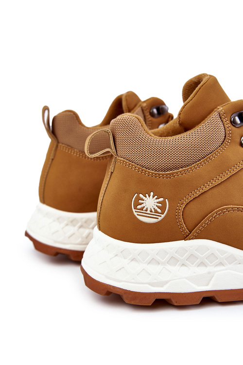 Men's Warm Trekking Shoes Trappers Camel Otto